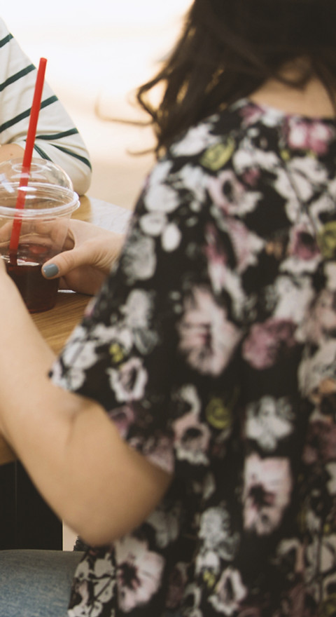 Girls in a Coffee Shop