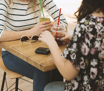 Girls in a Coffee Shop