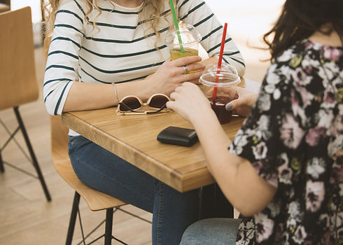 Girls in a Coffee Shop