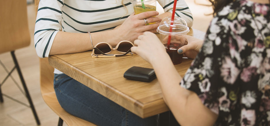 Girls in a Coffee Shop