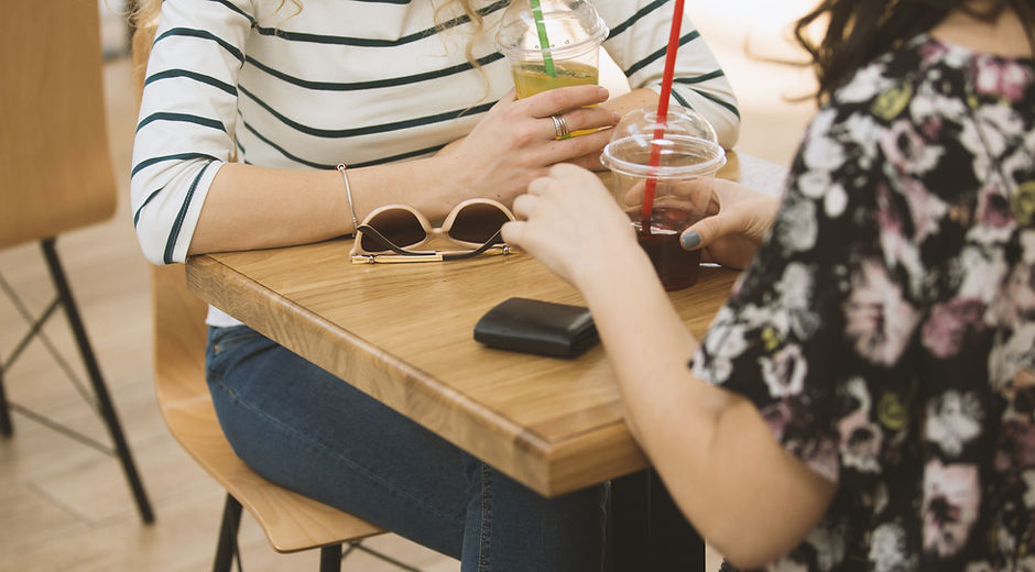 Girls in a Coffee Shop