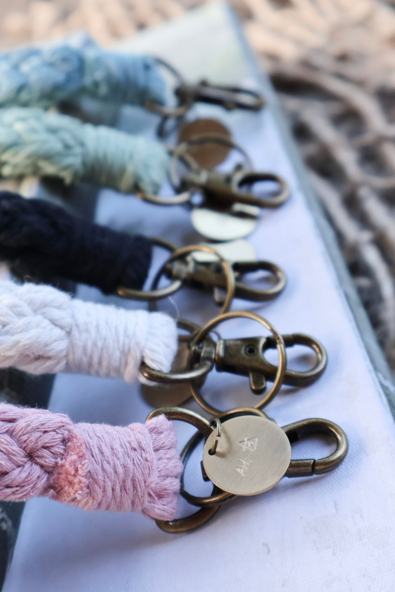 Woven Comfort Keychains by And;