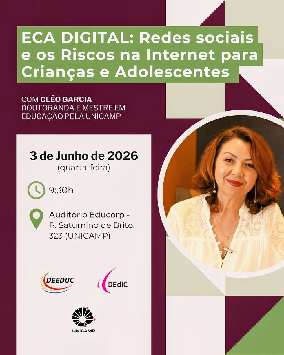 ECA DIGITAL: Redes sociais e os riscos na internet para Crianças e Adolescentes