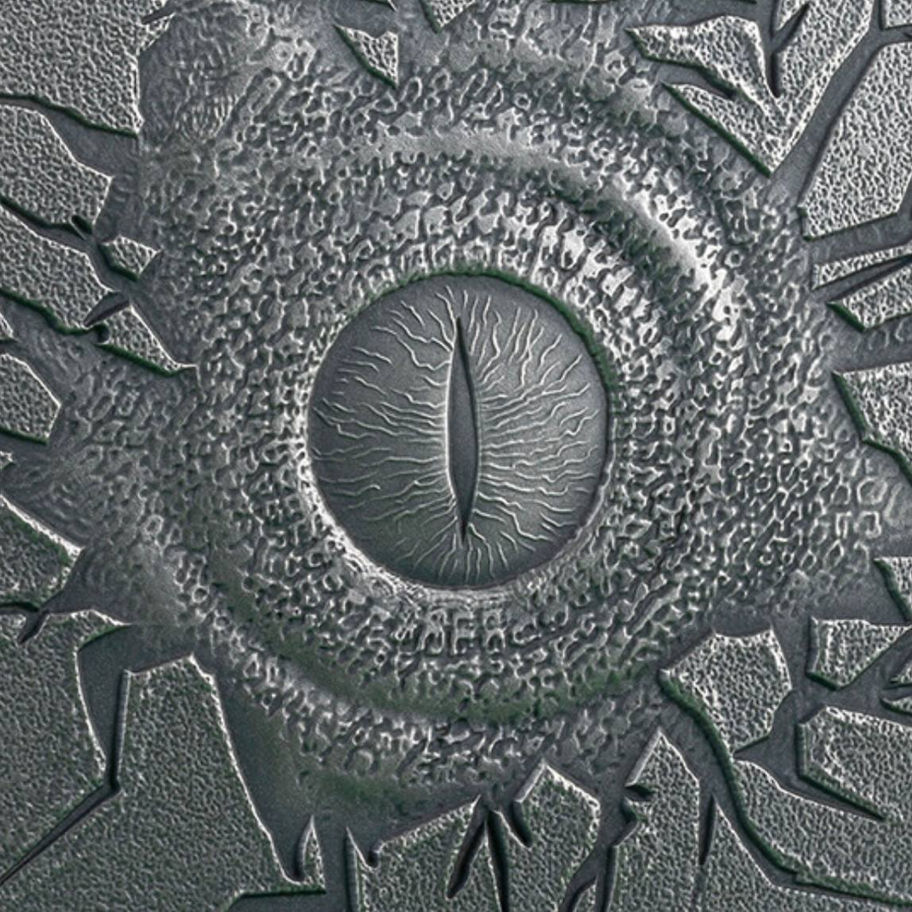 Срібна монета Cameroon 2025 Lost World Triceratops 2 oz Ag .999