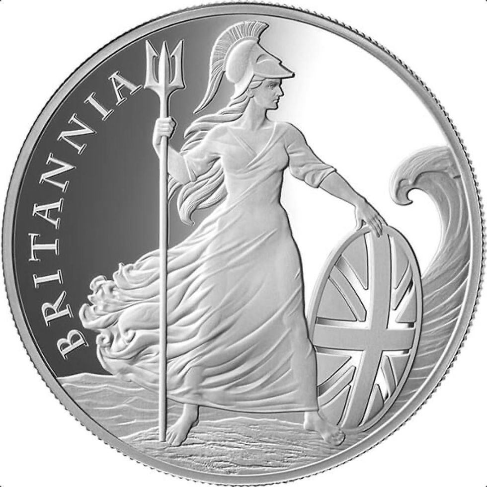 Срібна монета United Crypto States 2026 Britannia 1000 Satoshi 1 oz Proof, срібло .999