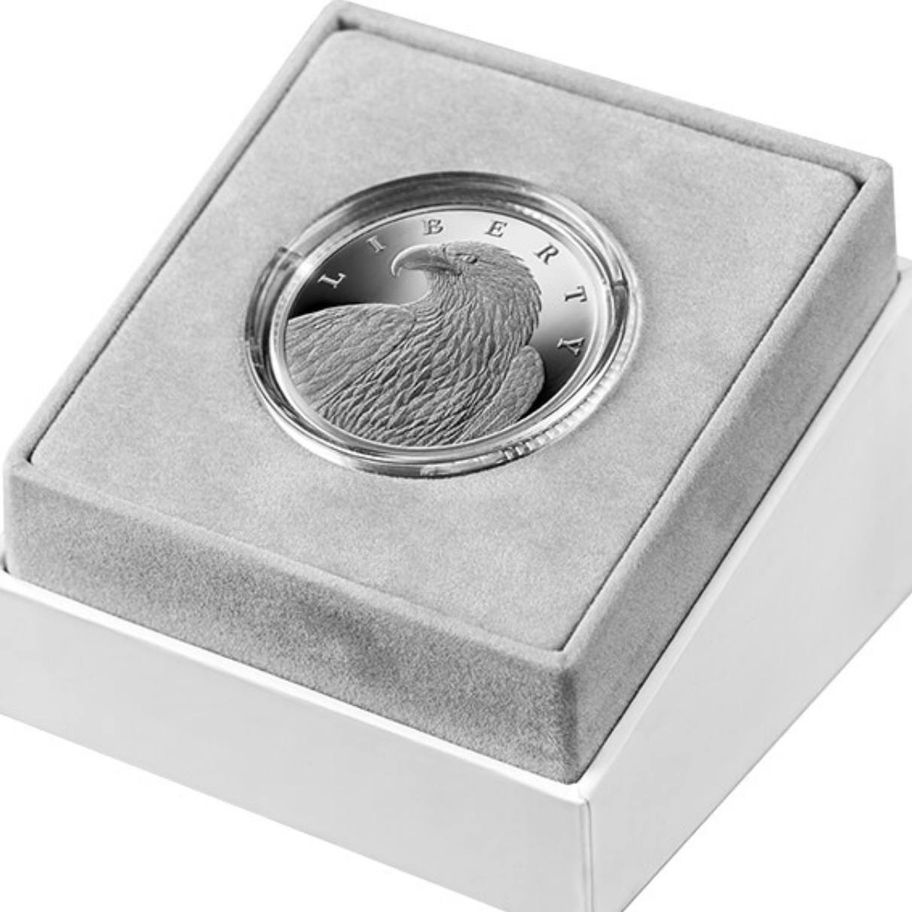 Срібна монета United Crypto States 2023 Liberty Eagle 1000 Satoshi 1 oz Proof, срібло .999
