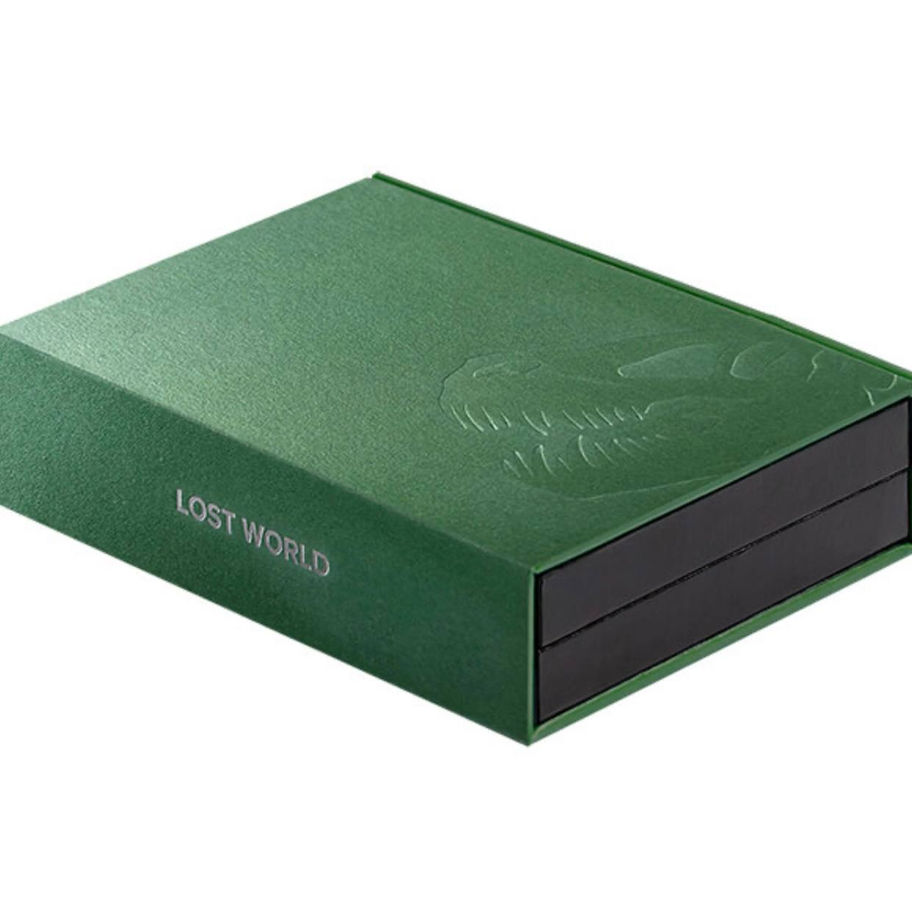 Срібна монета Cameroon 2025 Lost World Triceratops 2 oz Ag .999