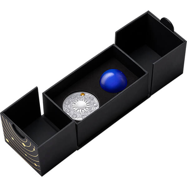 срібна монета Solar System Neptune 2025 2 oz Ag .999 Ghana