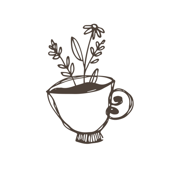 Taza de cafe vinatge con flores.png