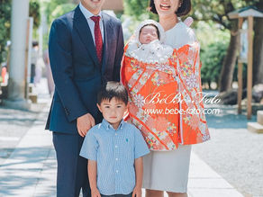お宮参り出張撮影 森戸大明神(森戸神社)_森戸海岸|生後1ヶ月女の子