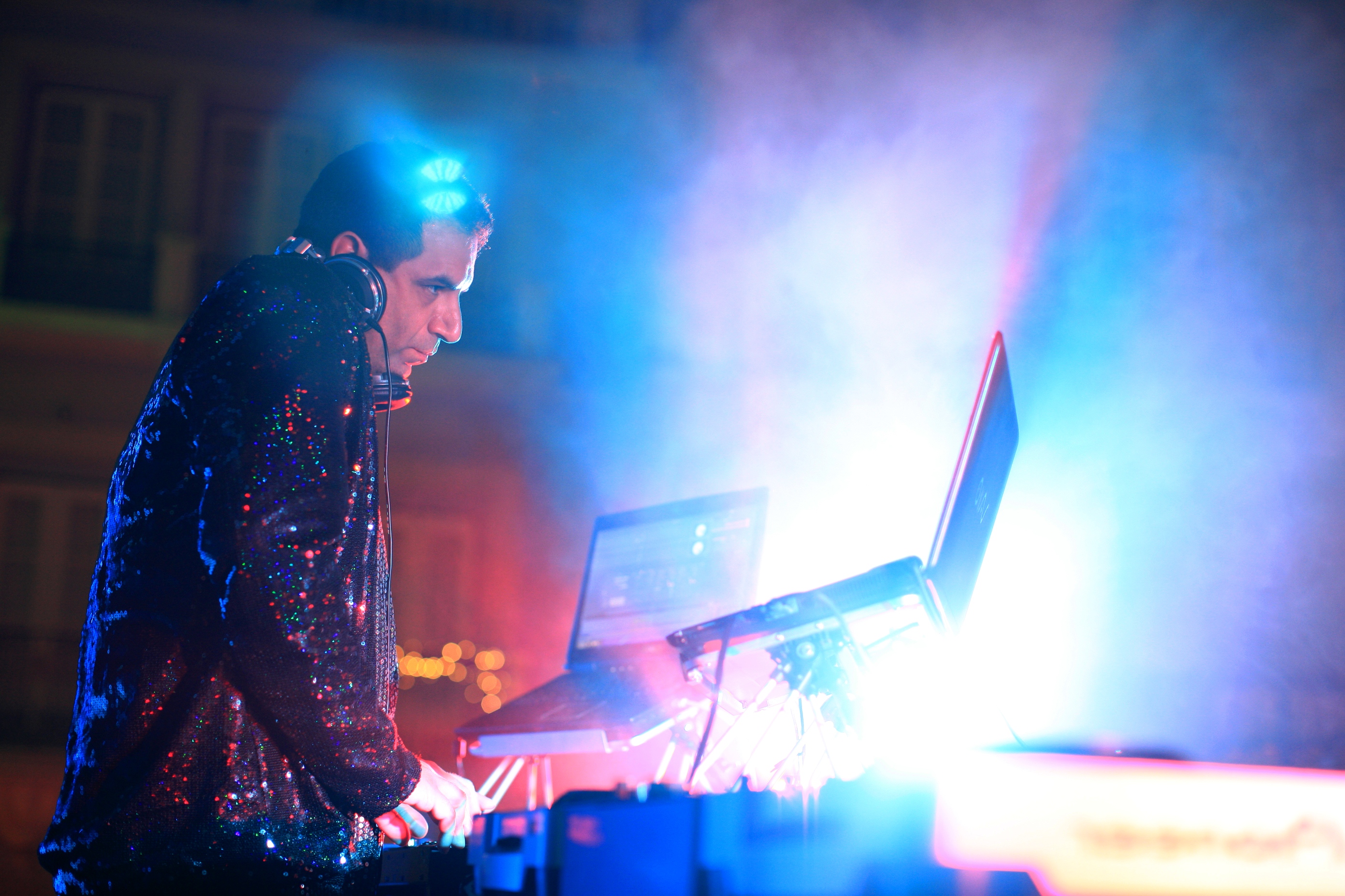 Anthony Cruze at a gig
