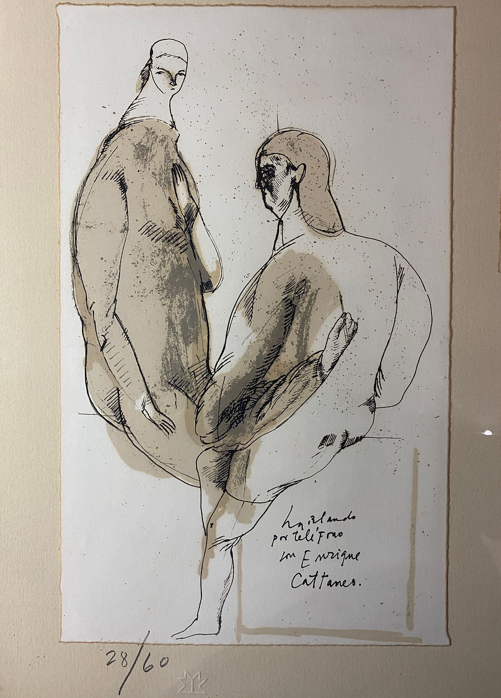 Miniatura: José Luis Cuevas - Serígrafía y collage 28/60