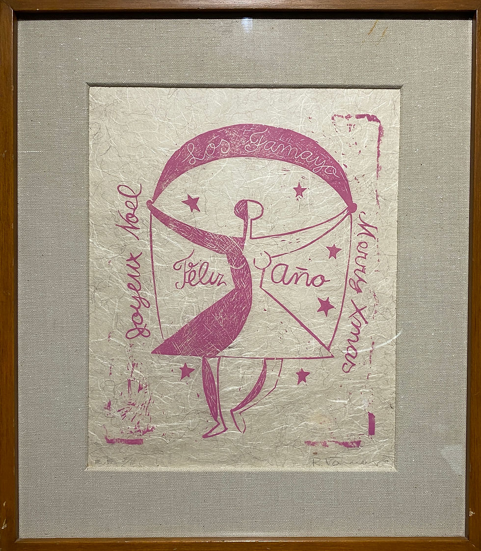 Rufino Tamayo - Linograbado