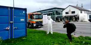 "Eisbär-Demo gegen Tunnel in Starnberg"