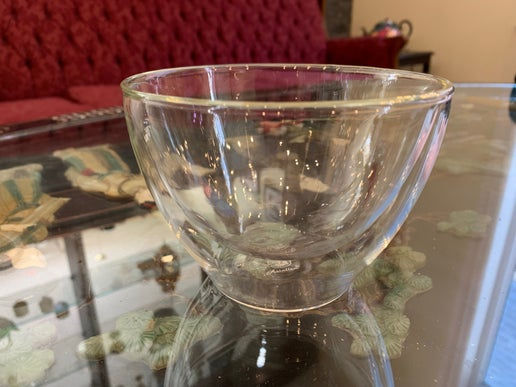 Double Wall Glass Matcha Bowl