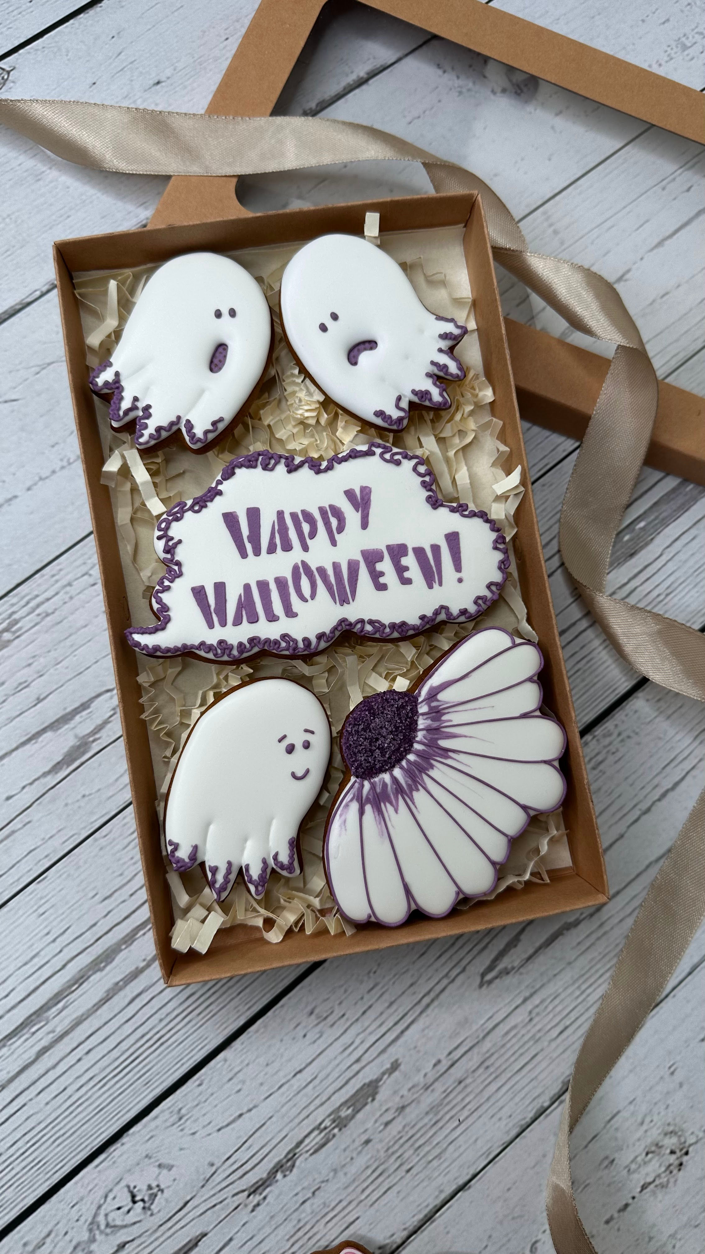 All Treat, No Trick biscuit box