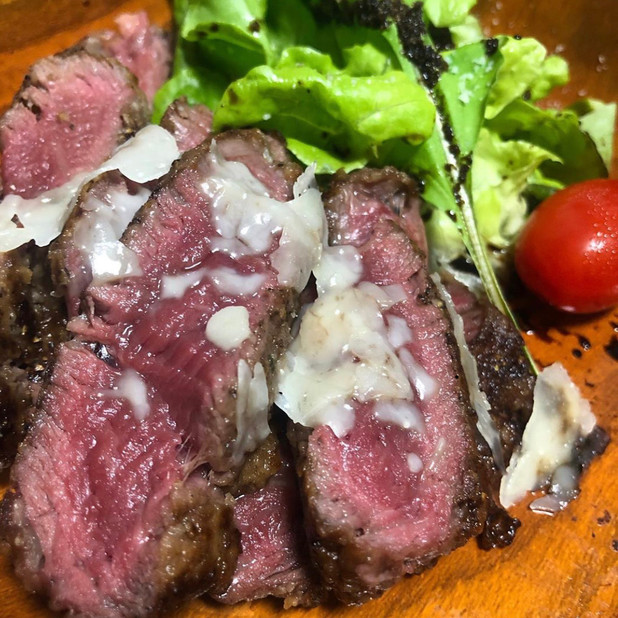 京都ペペロッソ(牛フィレ肉のタリアータ 1800円)