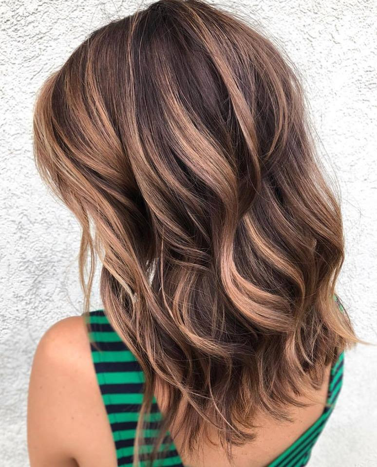 Balayage and Lob Haircut