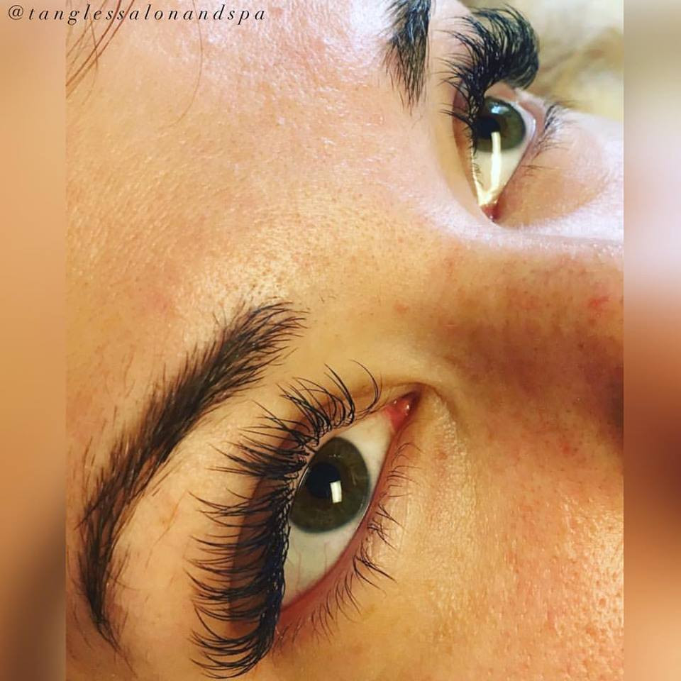 Lash Extensions on Hooded Eyes