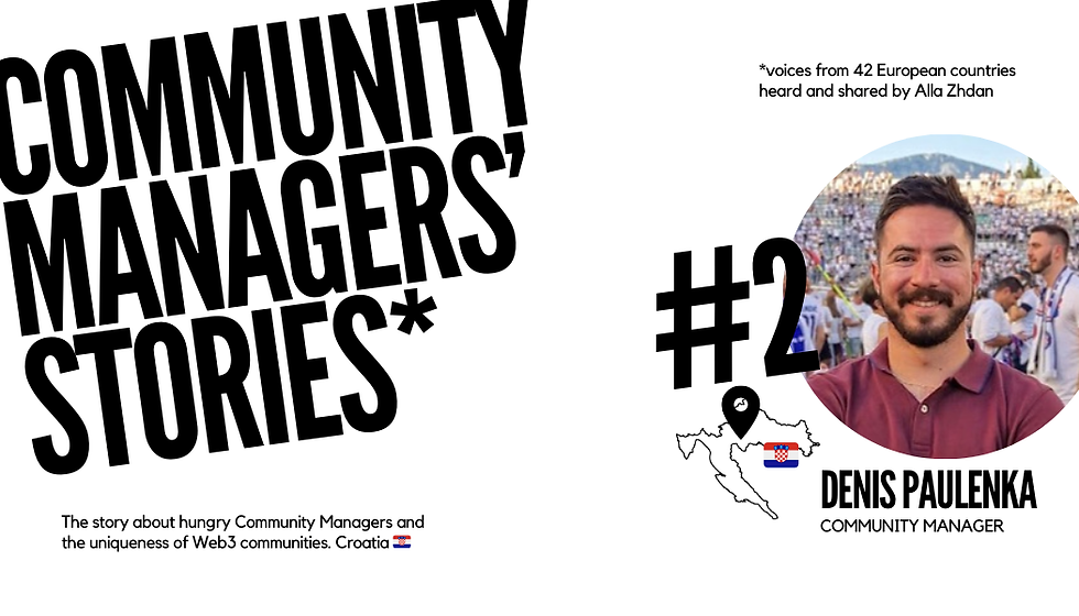 Cover for The Community Managers' Stories project with Denis Paulenka