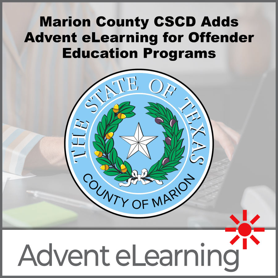Marion County CSCD Adds Advent eLearning for Offender Education Programs