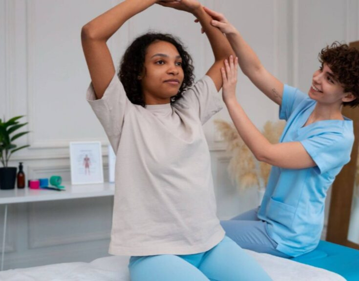 Postural assessment and correction session