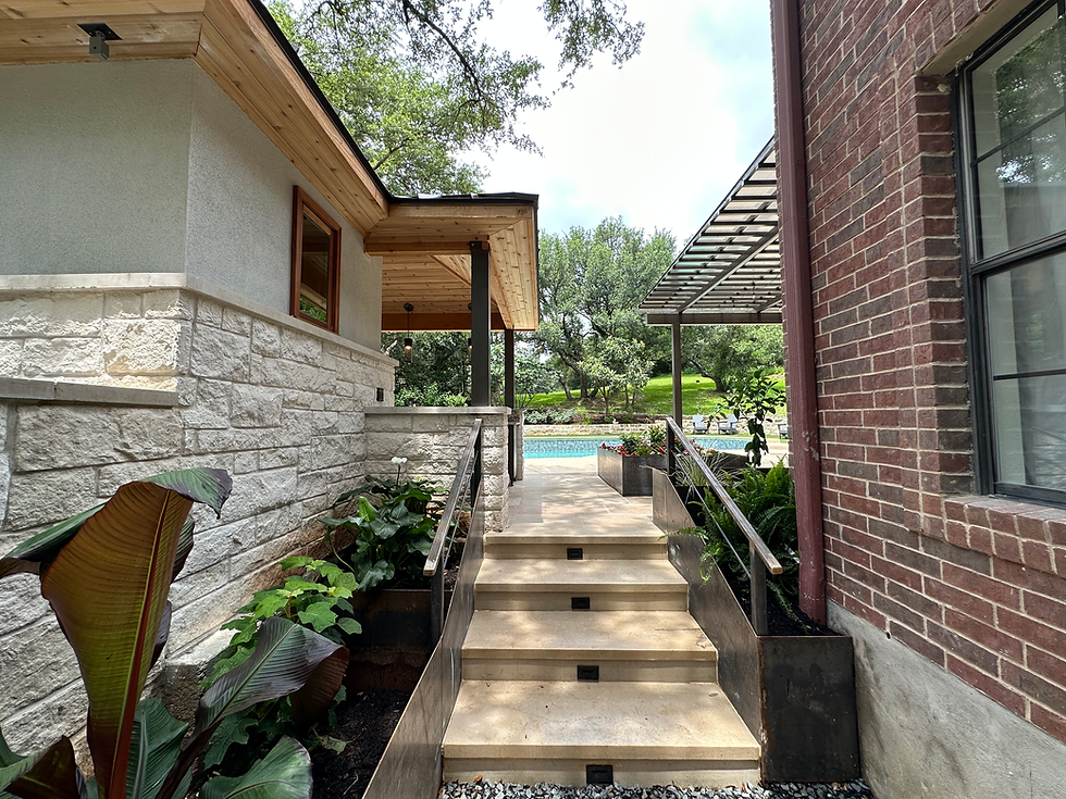 ULM Austin Backyard Landscape Design and Construction