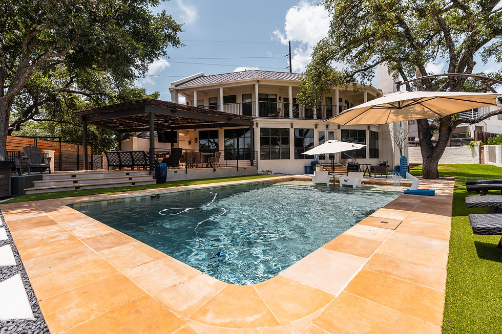 ULM Austin Backyard Landscape Design and Construction