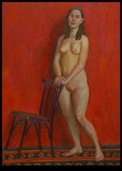 "О�бнаженная со стулом"
