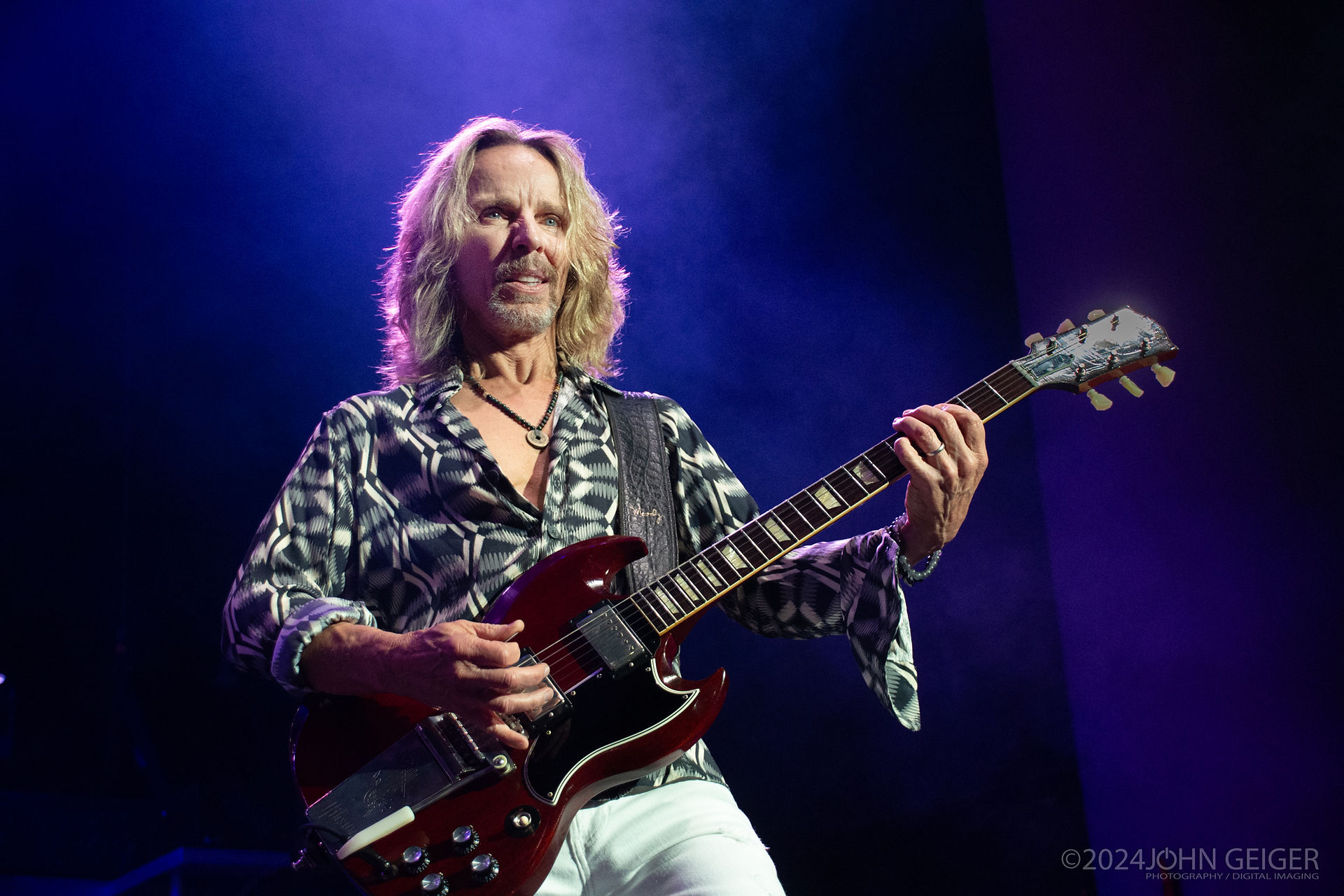 Styx performing live at Ruoff Music Center, photo by John Geiger