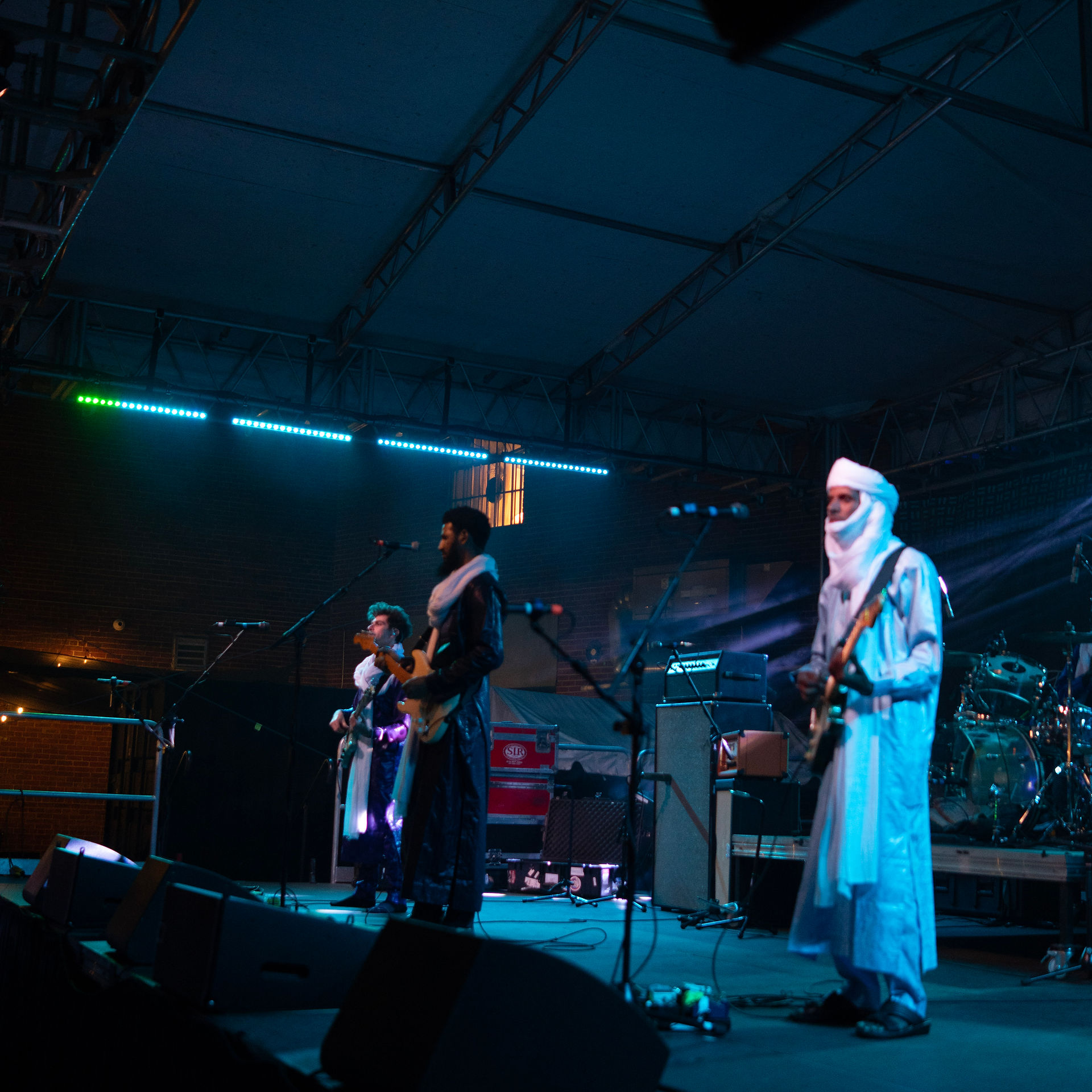 Mdou Moctar performing live onstage at The Hi-Fi Annex in Indianapolis on 9.16.2025.