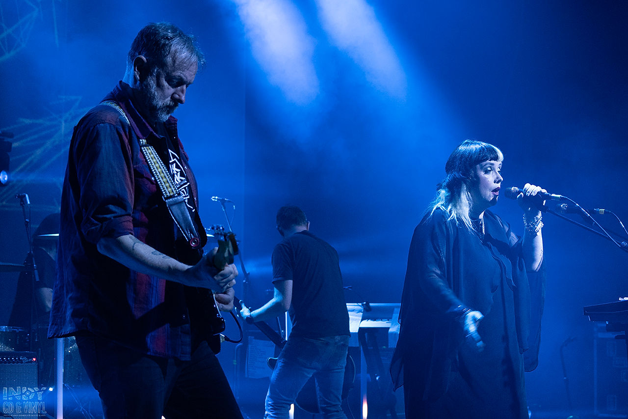 Drab Majesty live in Indianapolis. Photo by Andy Skinner.