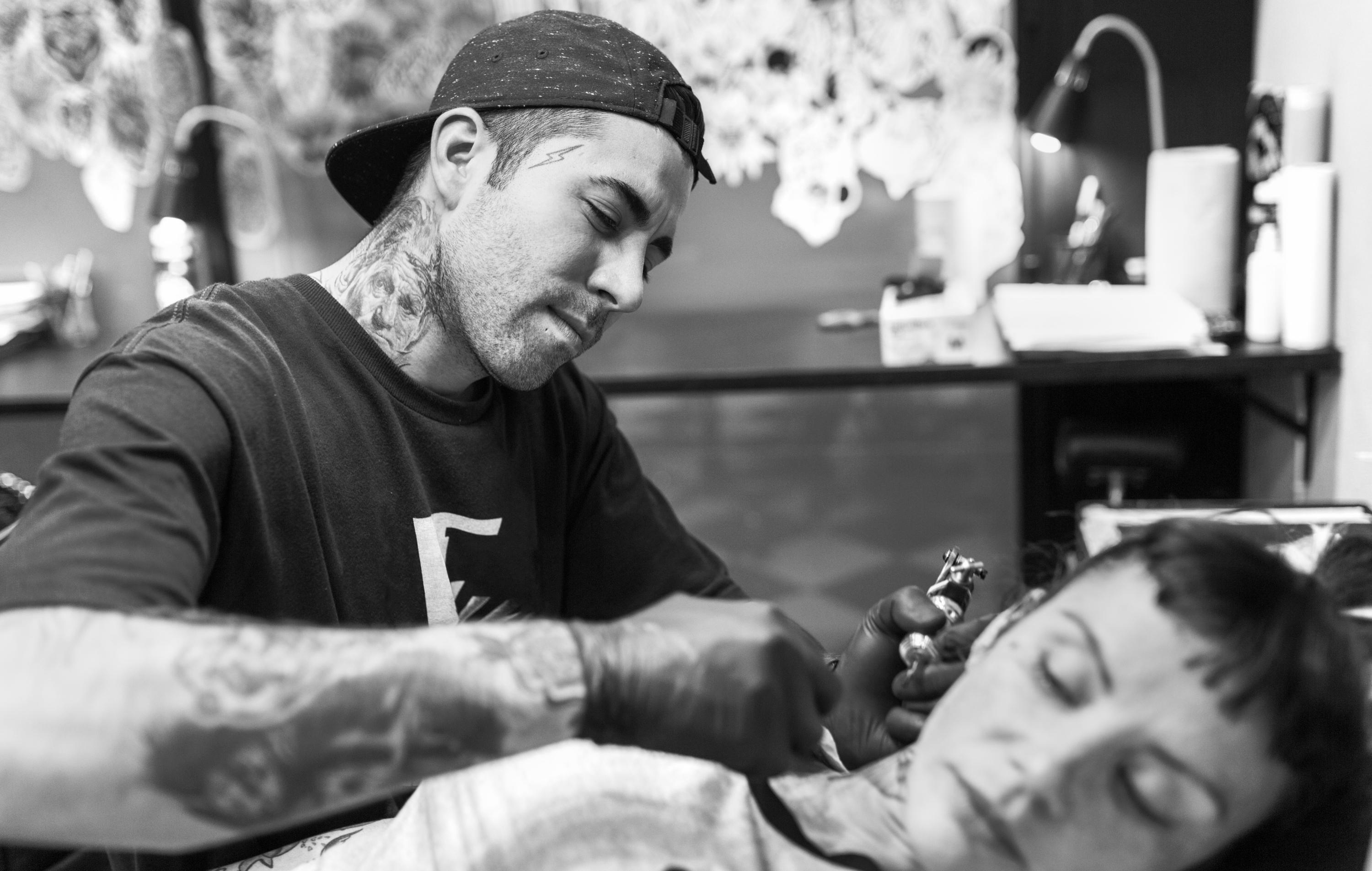Tattoo Artist at Work