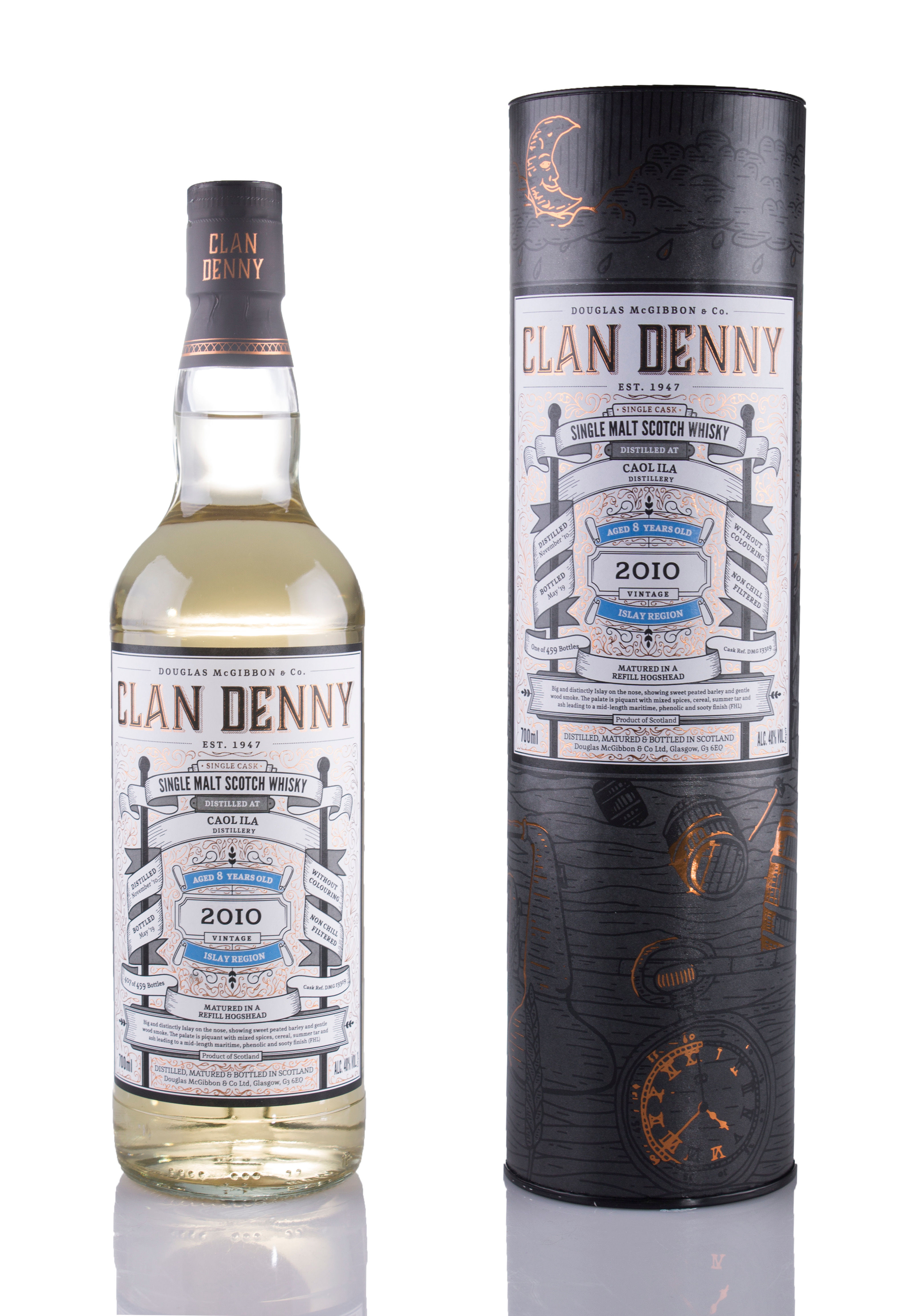 Clan Denny Caol Ila Islay Single Malt Scotch Whisky