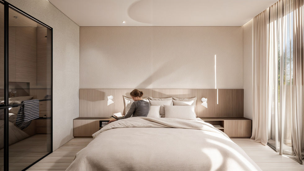 Appartement in Antwerpen ontworpen door Studio AP – interieurarchitectuur met oog voor design, travertin texturen en maatwerk in keuken, leefruimte, tv-room, badkamer, slaapkamer, dressing en hall.