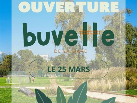 Ouverture de notre Buvette de la gare au cœur du Parc des Evaux