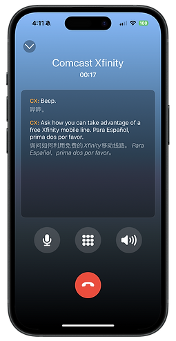 Real-time call transcription and translation