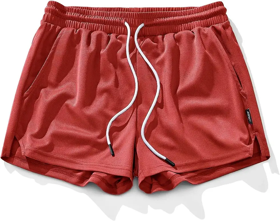 Miniatura: AIMPACT Men's Gym Workout Shorts Mesh Lightweight Bodybuilding Shorts Training