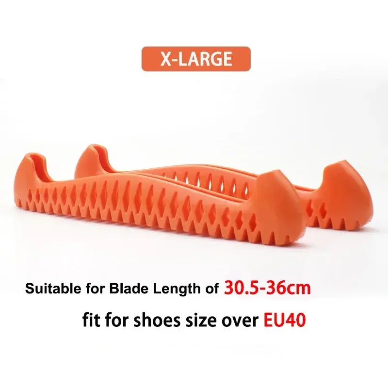 Thumbnail: 1 Pair Ice Hockey Figure Skate Blade Covers Adjustable TPU Material Ice Skate