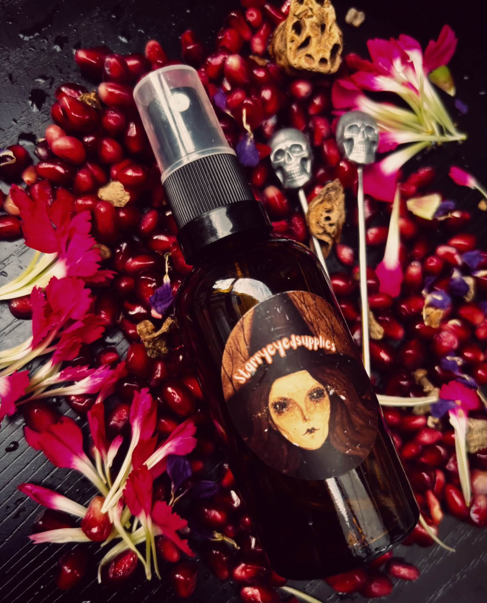 Starry Witch Spritz Spray ★ Dark offering to the Death Gods ★ Desire magick