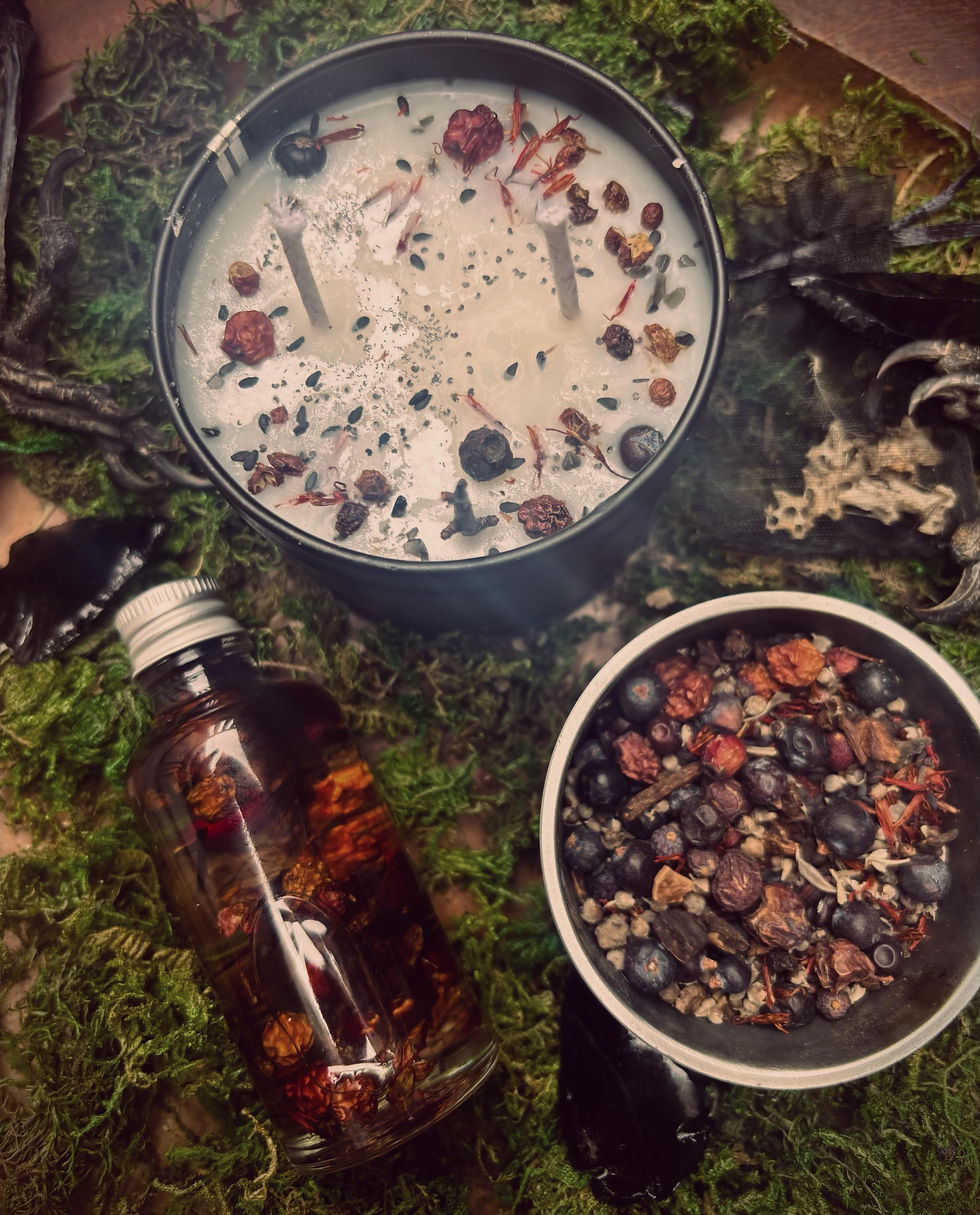 Thumbnail: Bones, Claw & Crow Spell Kit ★ For Magical Self Defence & Justice