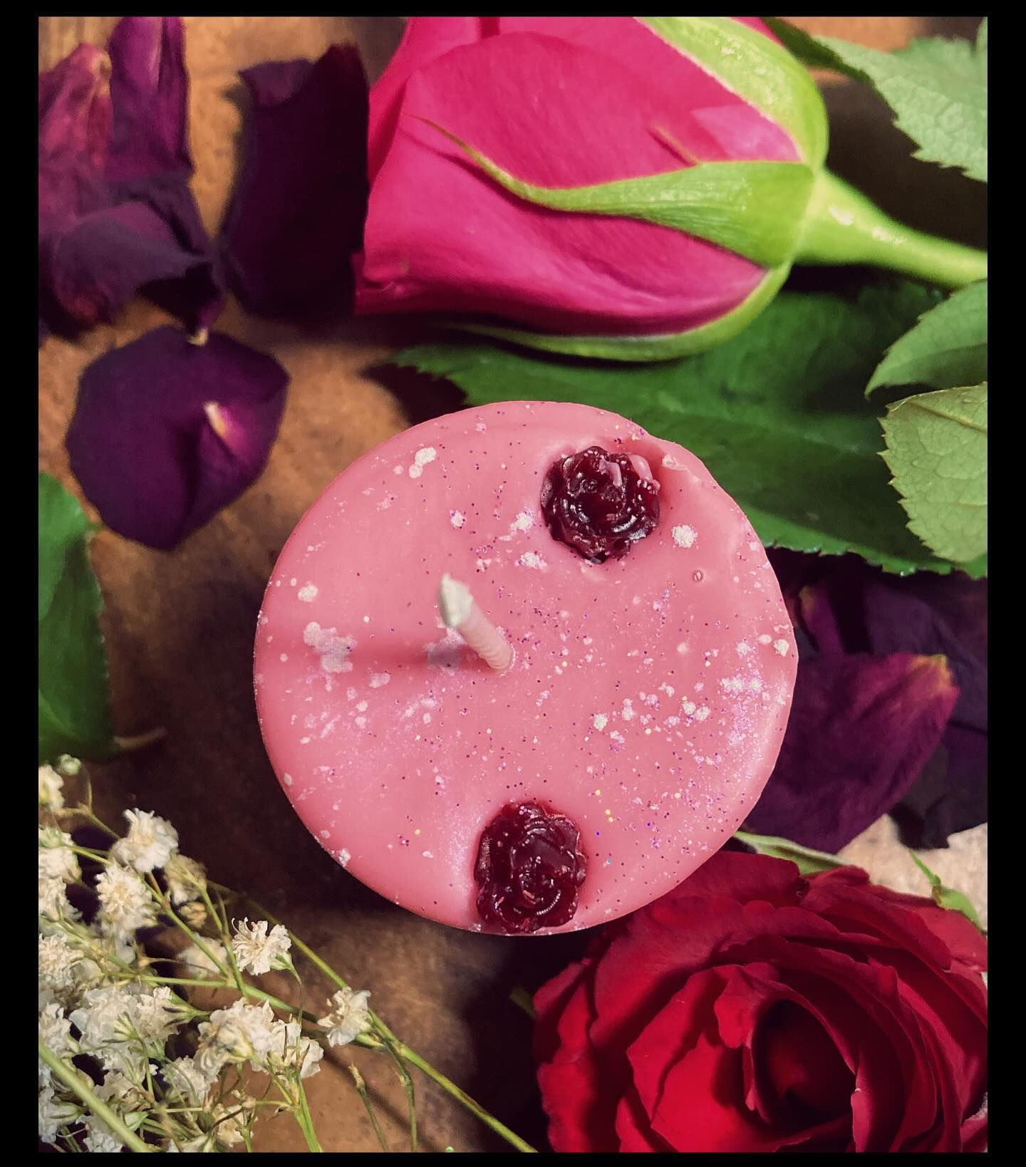 Beltane ★ Briar Rose ★ Spell votive candle
