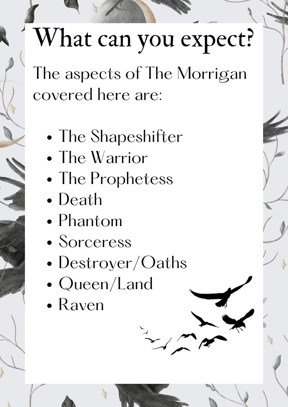 Thumbnail: The Morrigan's Ravens Retreat Online ★ 12 Week Goddess Event
