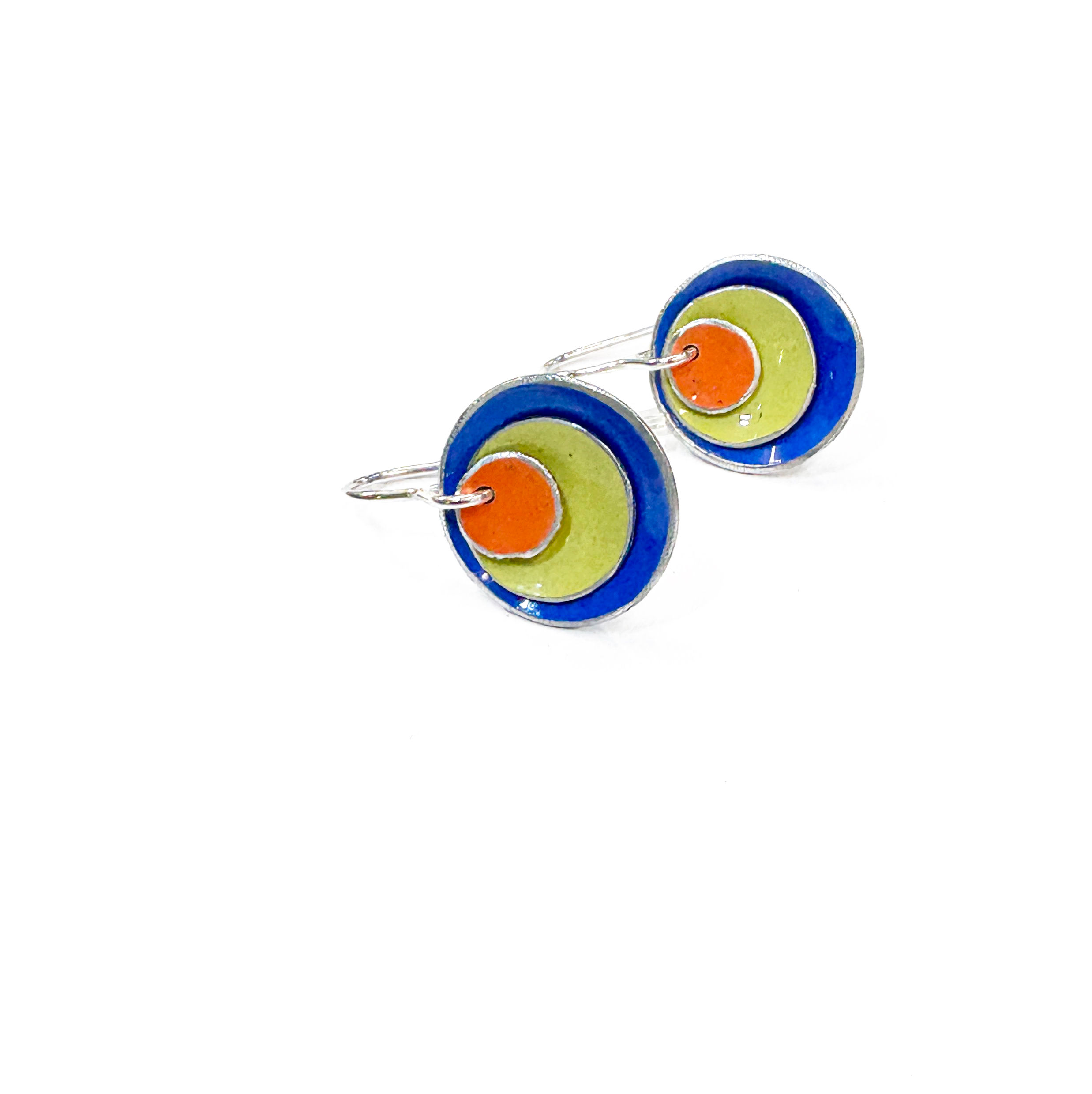 Abby Filer - aluminium dome earrings