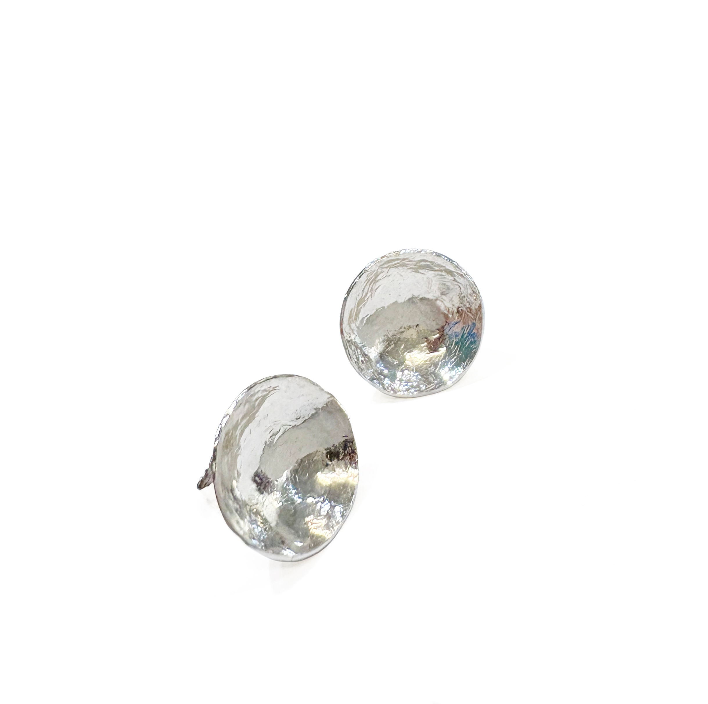 domed silver studs