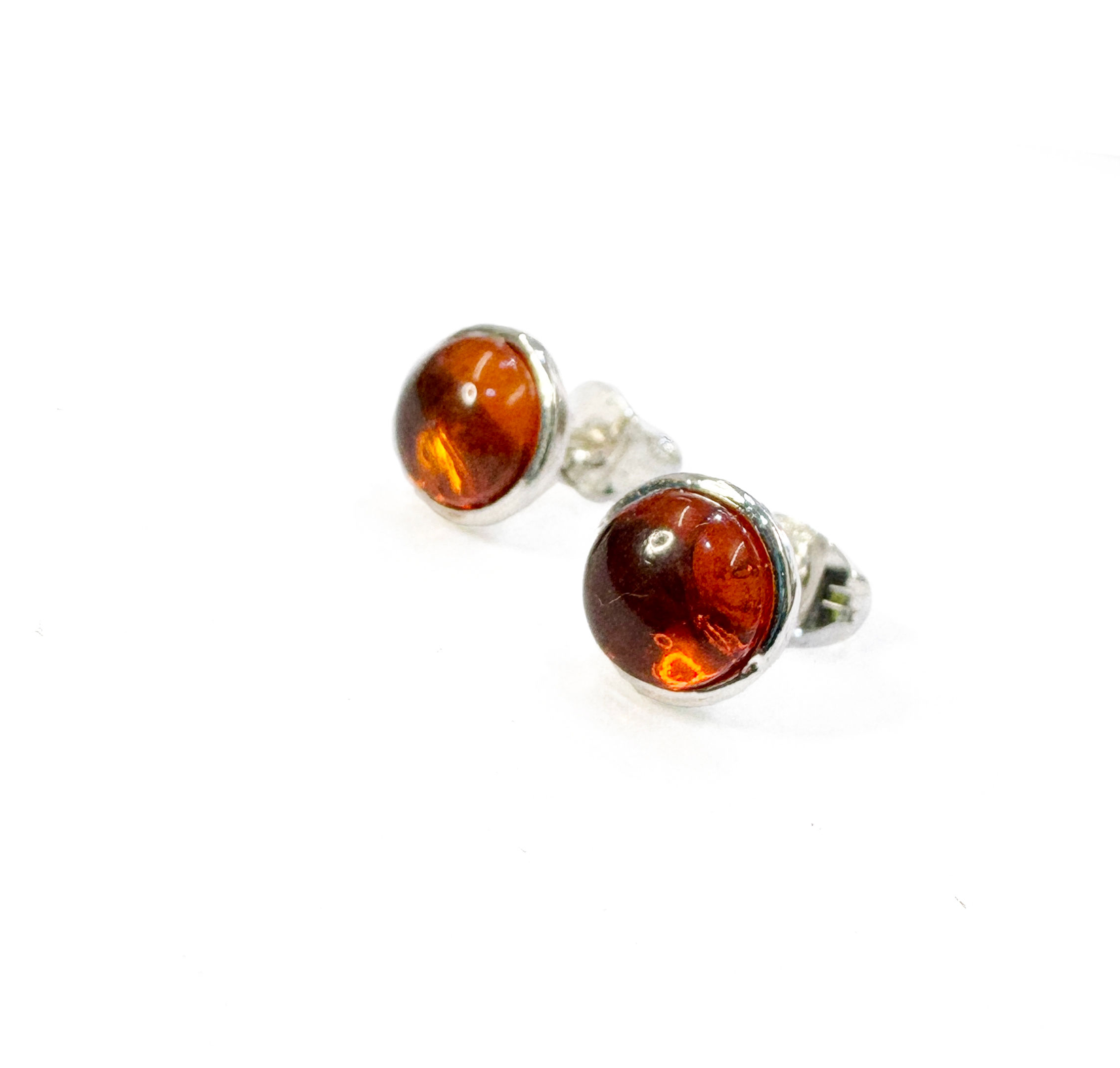 Abby Filer - amber dome earrings