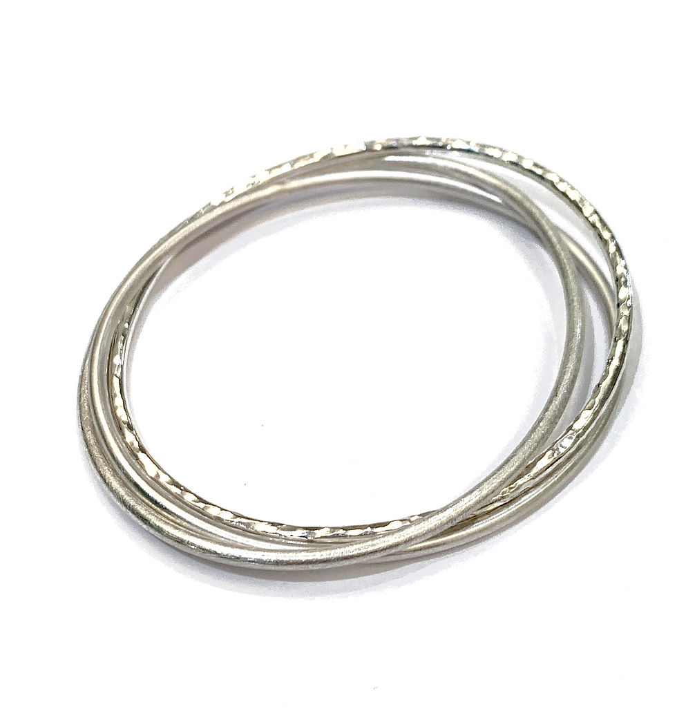 Thumbnail: Abby Filer - hammered bangle