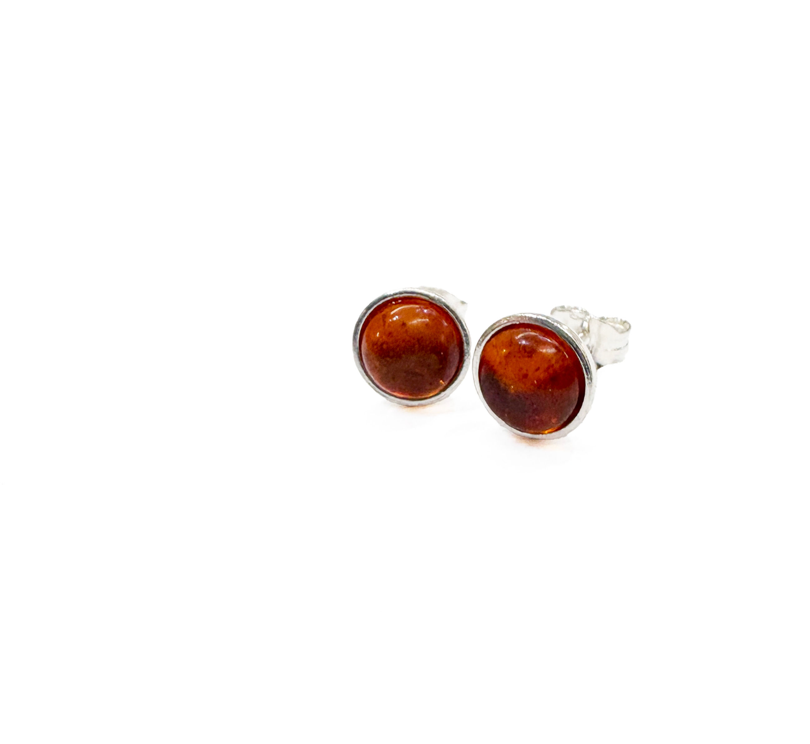 Abby Filer - amber dome earrings