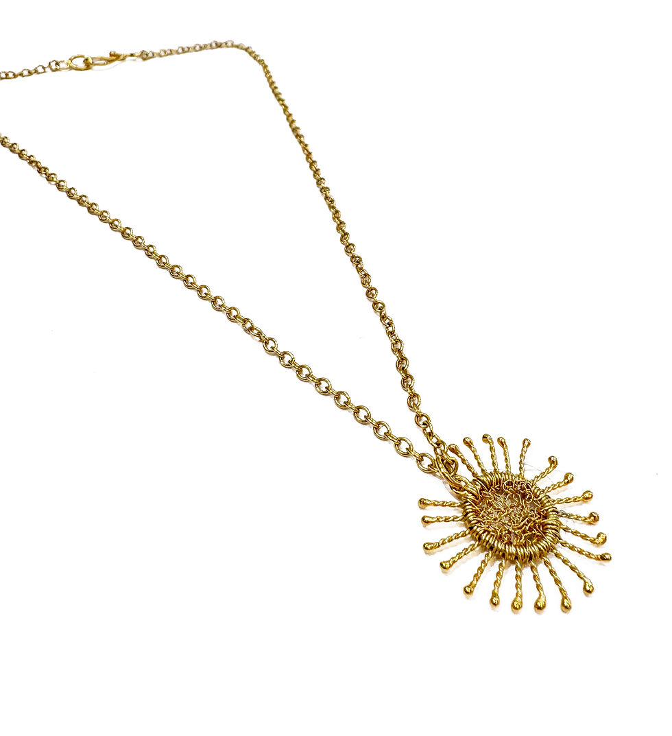 Thumbnail: Rozie Keogh - 24ct gold plated pendant