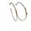 Thumbnail: Silver and 9ct gold hoop earrings